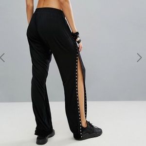 NWT Snap Open/Close Black Joggers or Pants